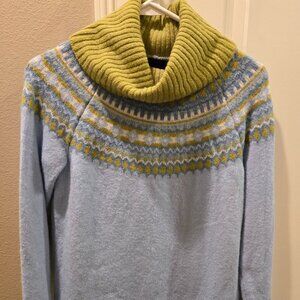 Cynthia Rowley Blue / Green Knit Women's Sweater size S